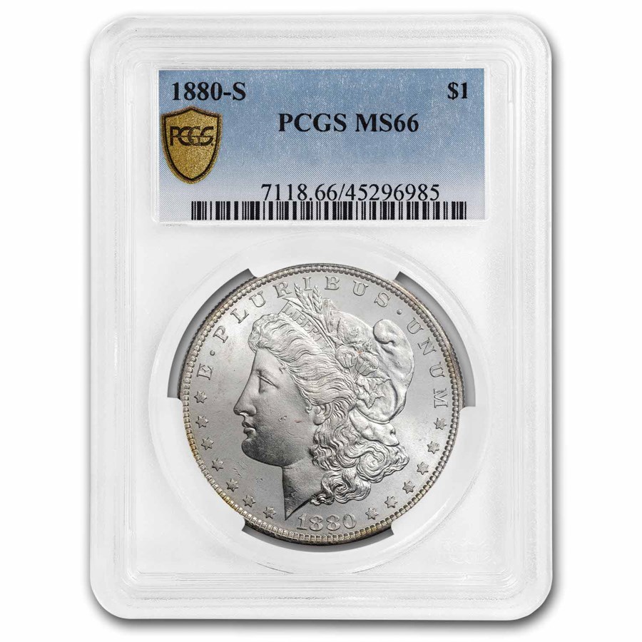 1880-S Morgan Dollar MS-66 PCGS