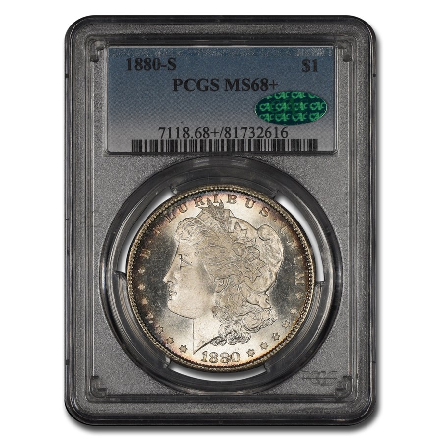 1880-S Morgan Dollar MS-68+ PCGS