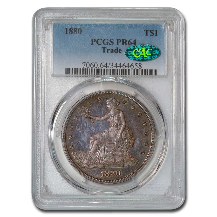 Buy 1880 Trade Dollar PR-64 PCGS CAC | APMEX