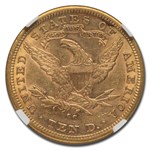 1881-CC $10 Liberty Gold Eagle AU-58 NGC