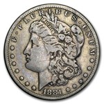 1881-CC Morgan Dollar Fine