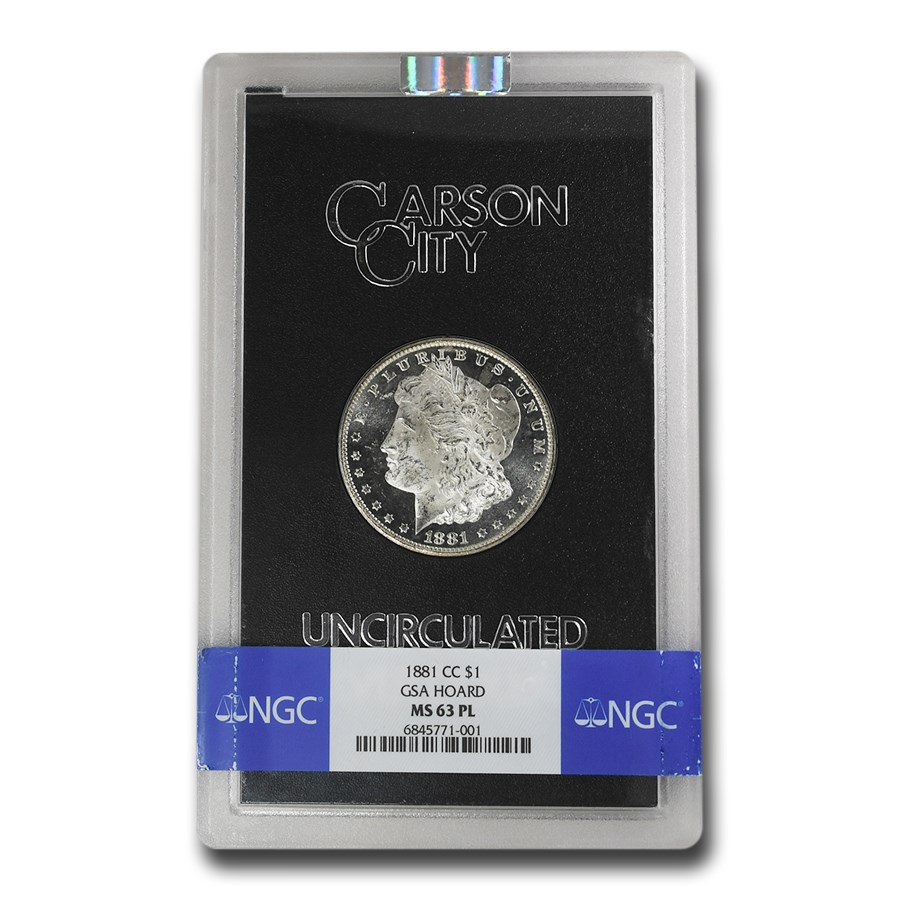 1881-CC Morgan Dollar MS-63 PL NGC (GSA)