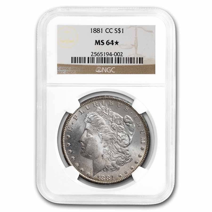 Buy 1881-CC Morgan Dollar MS-64* NGC (Star) | APMEX