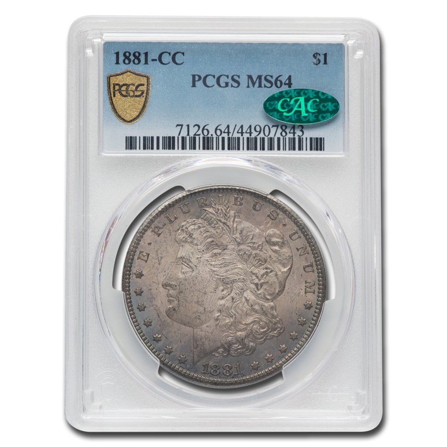 1881-CC Morgan Dollar MS-64 PCGS CAC