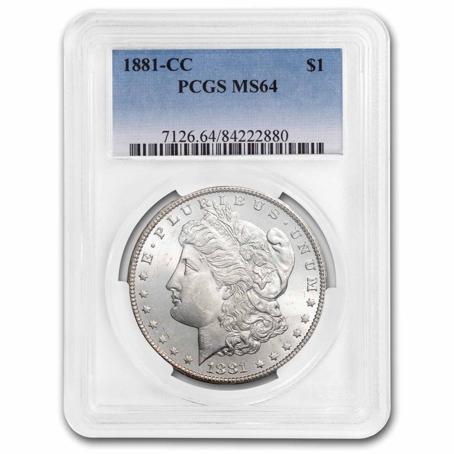 1881-CC Morgan Dollar MS-64 PCGS