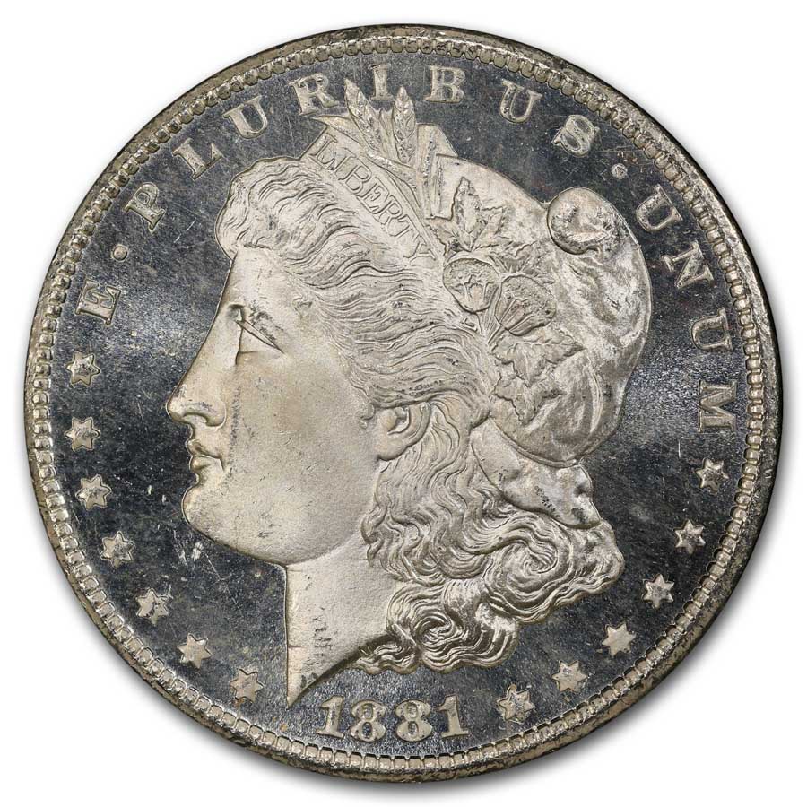 アンティークコイン 硬貨 1881-CC MS65+ DMPL PCGS & CAC Morgan $1