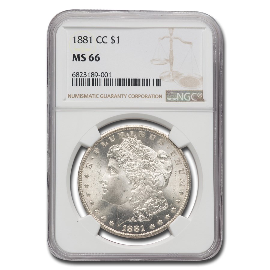 1881-CC Morgan Dollar MS-66 NGC