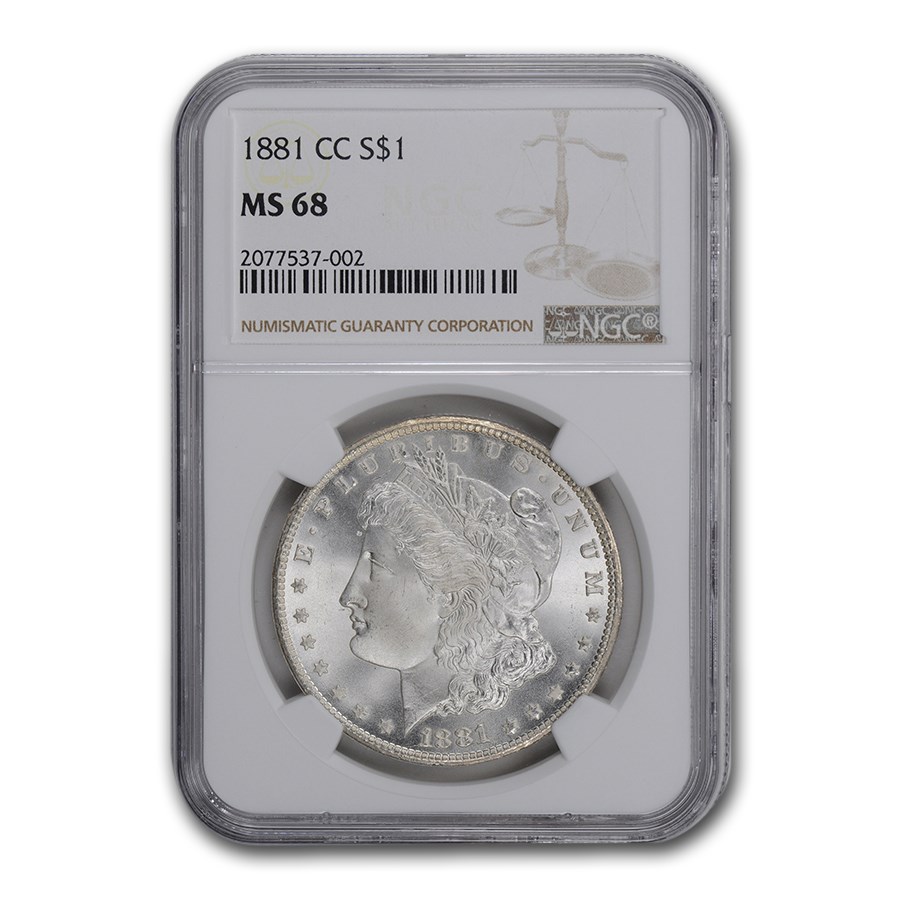 Buy 1881-CC Morgan Dollar MS-68 NGC | APMEX