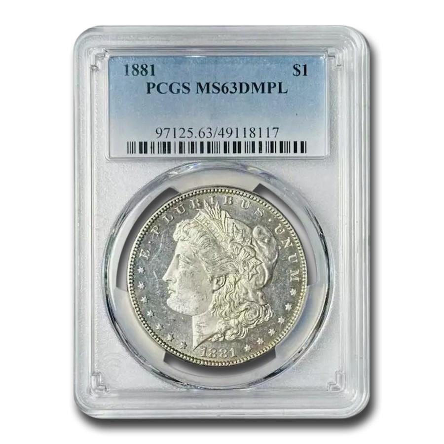 1881 Morgan Dollar MS-63 PCGS (DMPL)