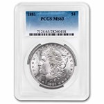 1881 Morgan Dollar MS-63 PCGS