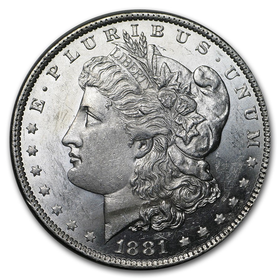 1881-O Morgan Dollar AU-58