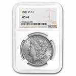 1881-O Morgan Dollar MS-61 NGC