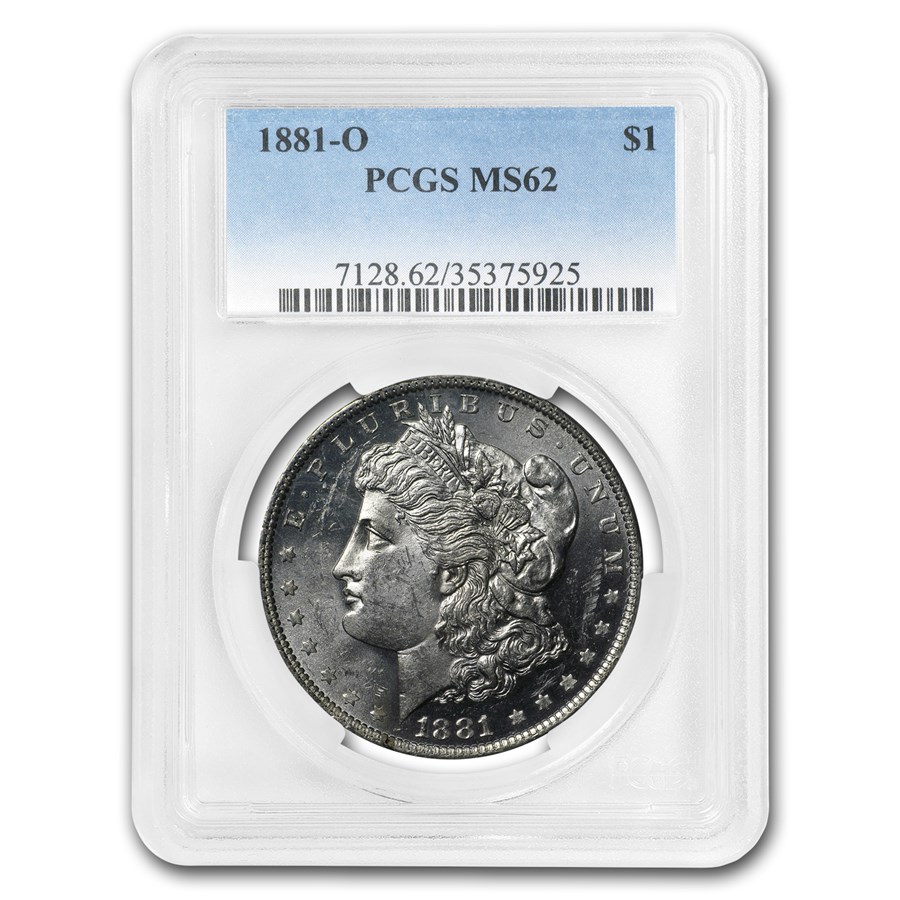 1881-O Morgan Dollar MS-62 PCGS