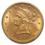 1881-S $10 Liberty Gold Eagle MS-62 PCGS