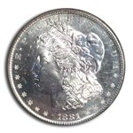 1881-S Morgan Dollar MS-64 PL NGC