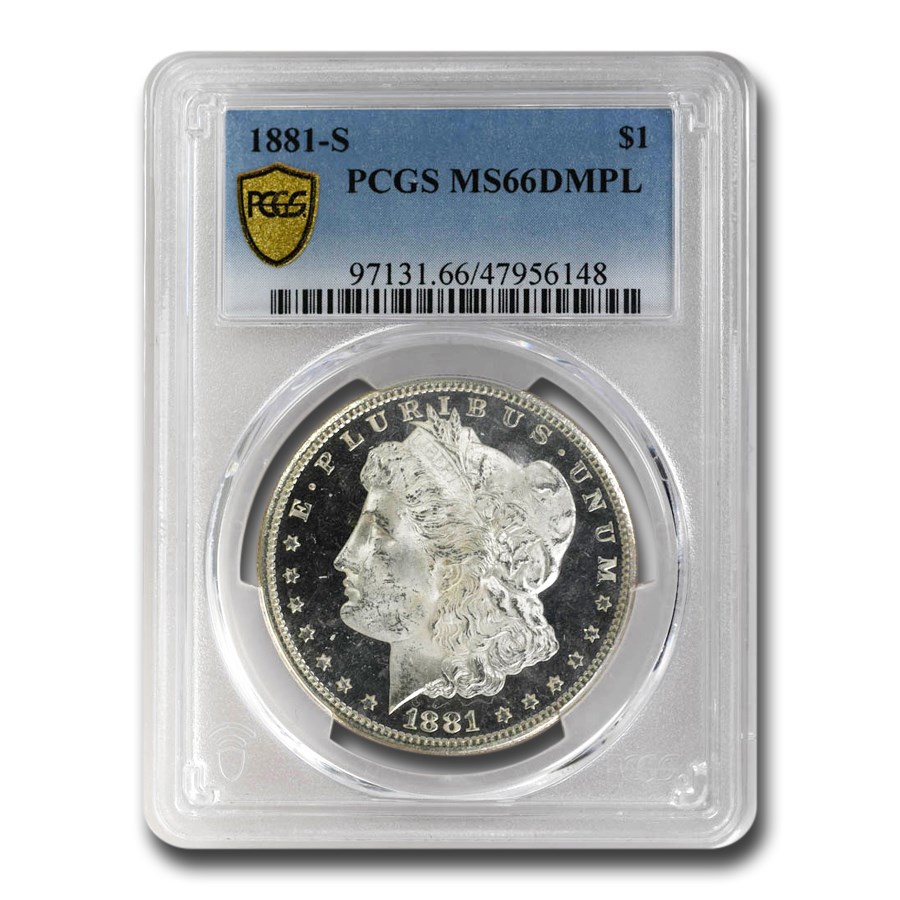 1881-S Morgan Dollar MS-66 PCGS (DMPL)