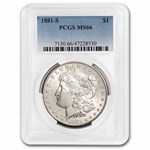 1881-S Morgan Dollar MS-66 PCGS