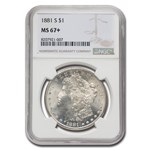 1881-S Morgan Dollar MS-67+ NGC