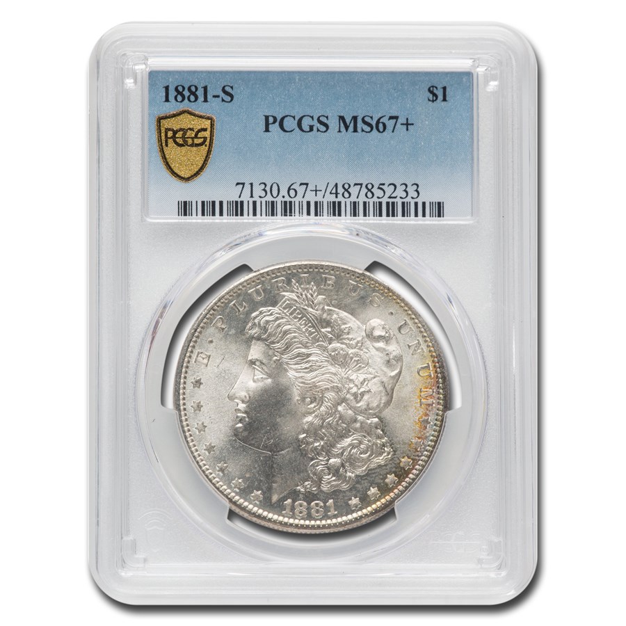 1881-S Morgan Dollar MS-67+ PCGS (Plus)