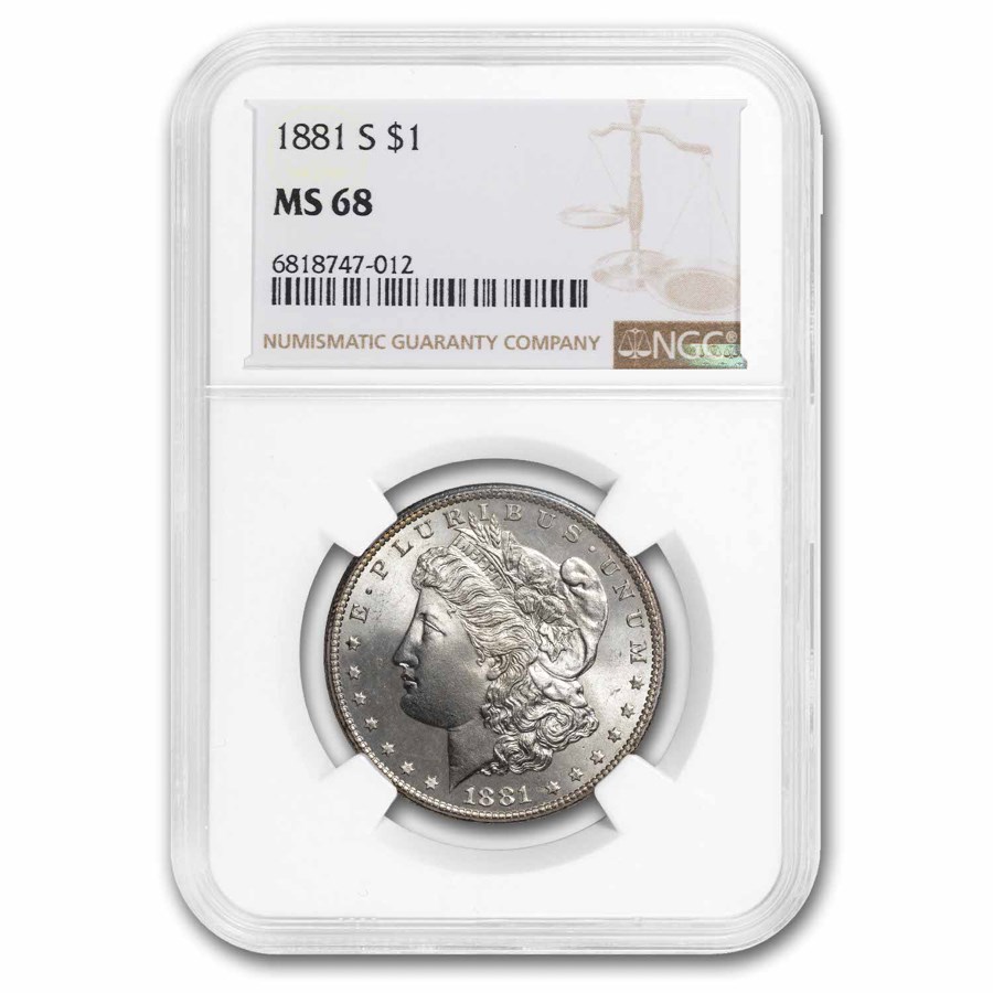 1881-S Morgan Dollar MS-68 NGC