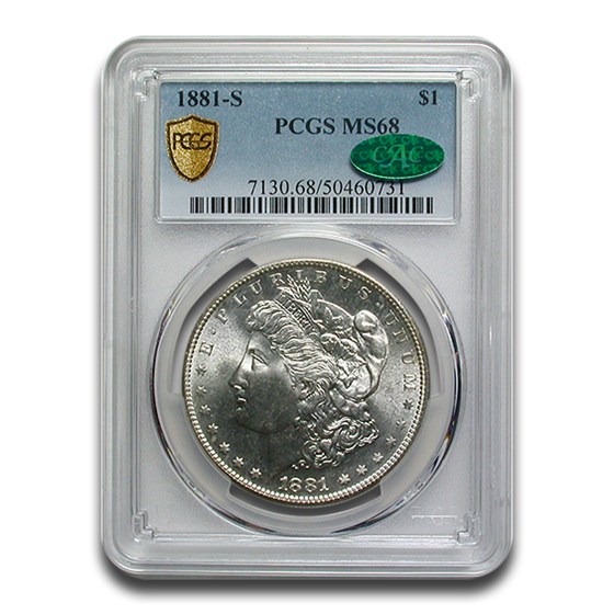 Buy 1881-S Morgan Dollar MS-68 PCGS CAC | APMEX