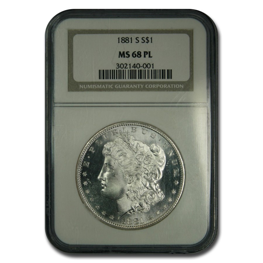 Buy 1881-S Morgan Dollar PL MS-68 NGC | APMEX