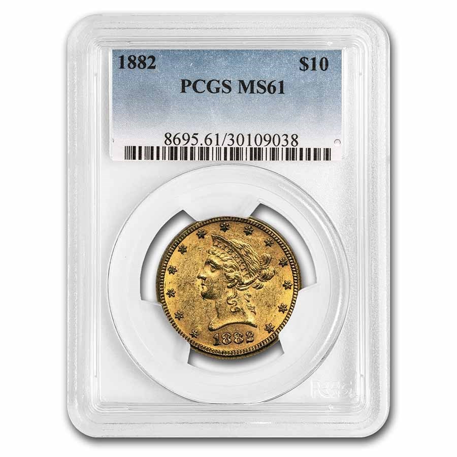Buy 1882 $10 Liberty Gold Eagle MS-61 PCGS | APMEX