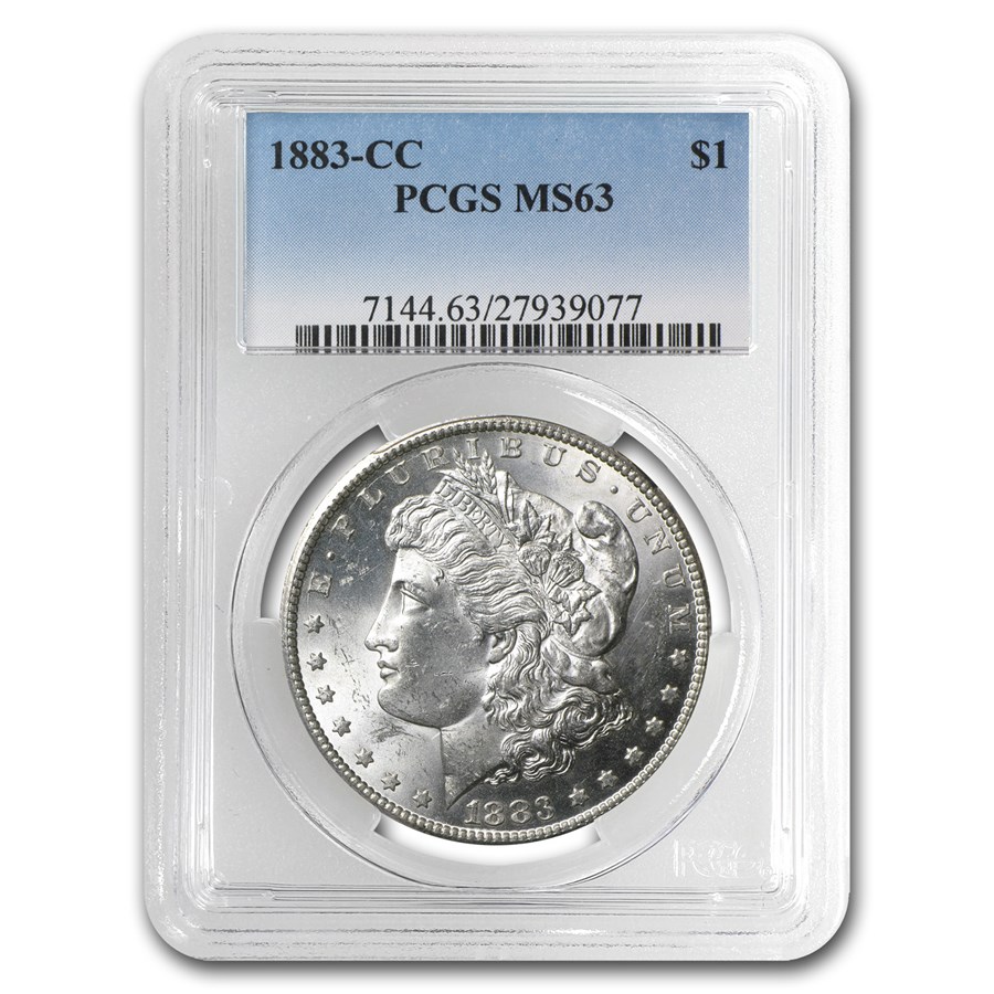 Buy 1882-1884-CC Morgan Dollars MS-63 PCGS (Carson City Mint) | APMEX