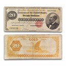 1882 $20 Gold Certificate F (Fr#1178)
