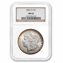 1882-CC Morgan Dollar MS-62 NGC