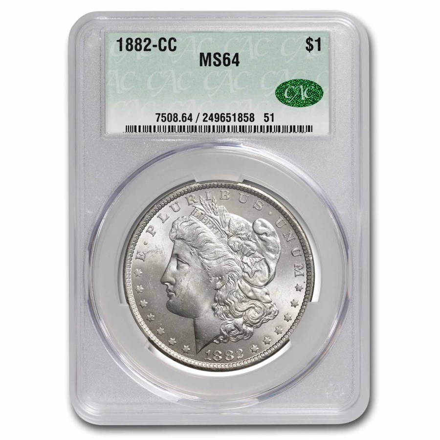 1882-CC Morgan Dollar MS-64 CACG