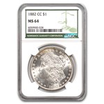 1882-CC Morgan Dollar MS-64 NGC (Green Label)