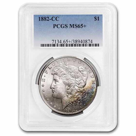 Buy 1882-CC Morgan Dollar MS-65+ PCGS (Toned) | APMEX