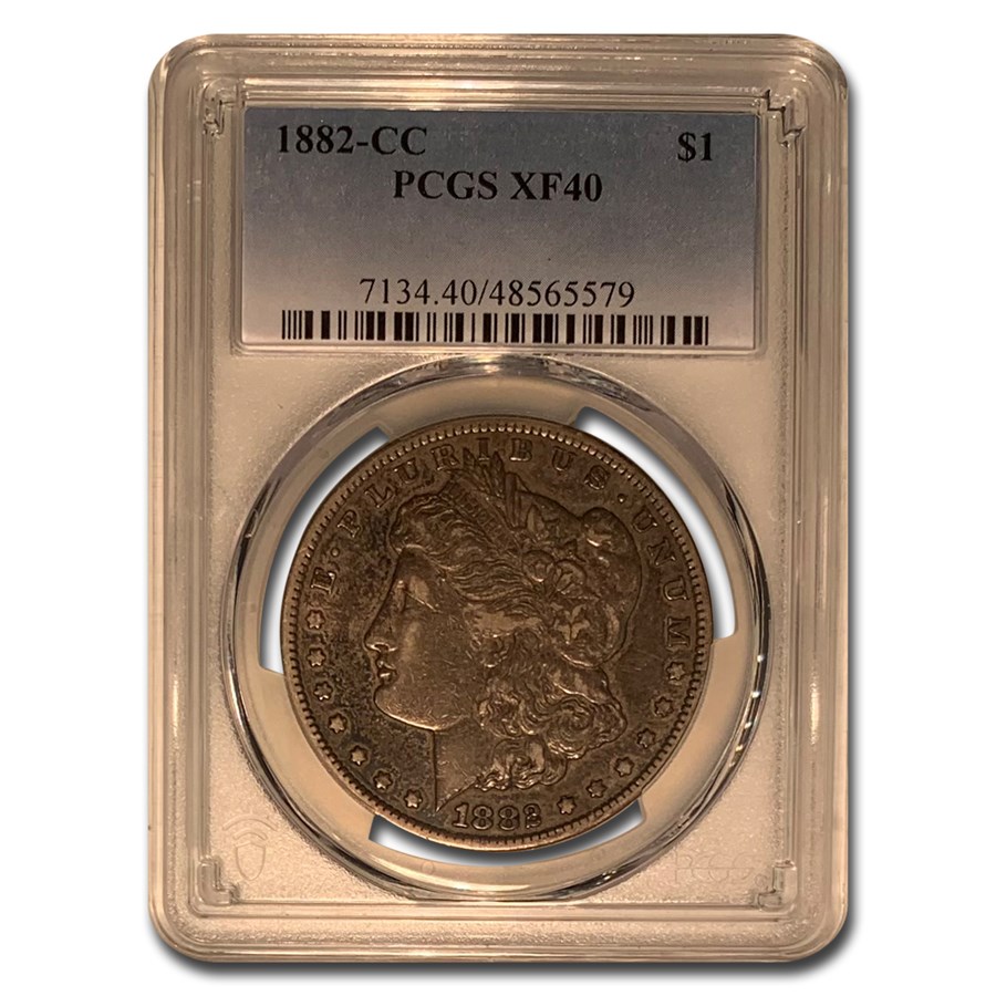 1882-CC Morgan Dollar XF-40 PCGS