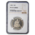 1882 Liberty Seated Half Dollar PF-67 Cameo NGC