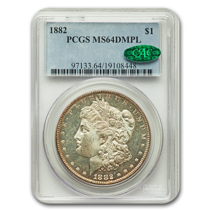 1882 Morgan Dollar MS-64 DMPL PCGS CAC