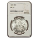 1882 Morgan Dollar MS-65 NGC
