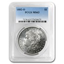 1882-O Morgan Dollar MS-63 PCGS