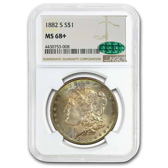 Buy 1882-S Morgan Dollar MS-68+ NGC CAC | APMEX