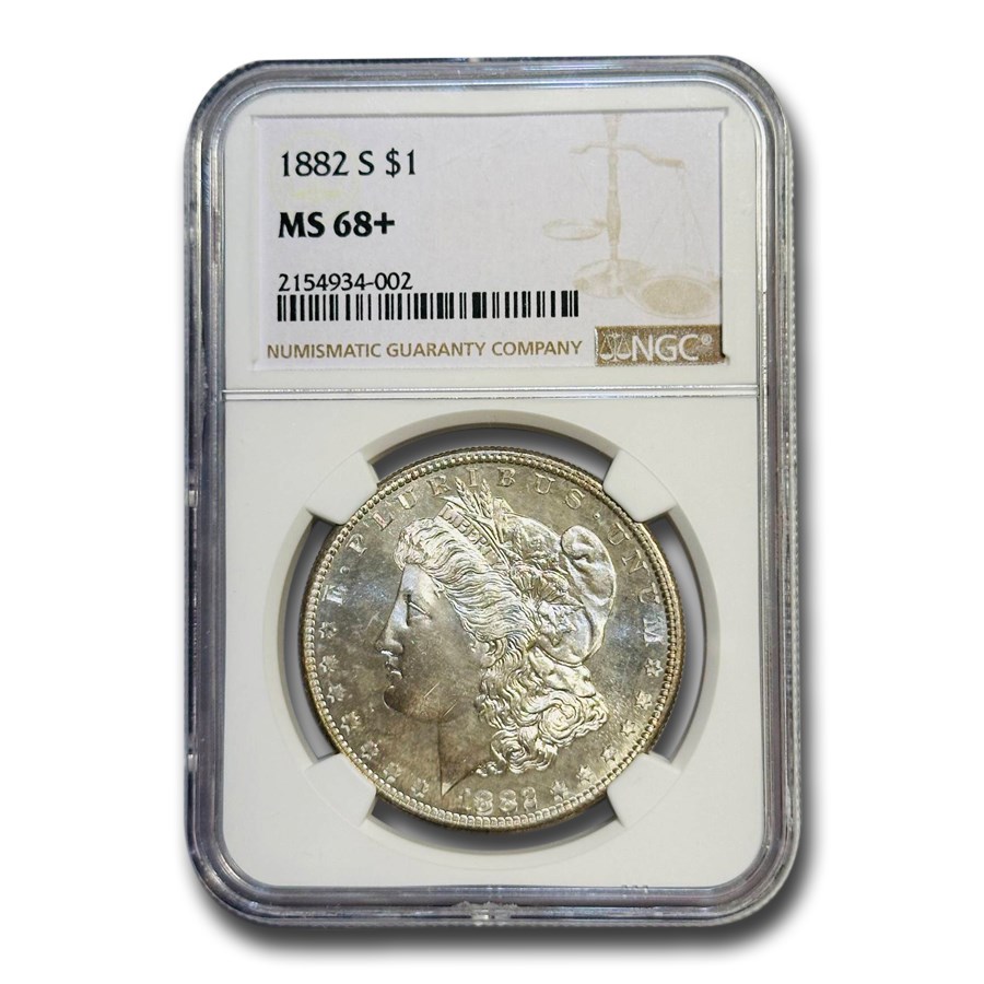 1882-S Morgan Dollar MS-68+ NGC