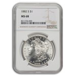 1882-S Morgan Dollar MS-68 NGC