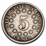 1882 Shield Nickel Fine