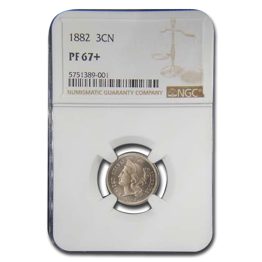 1882 Three Cent Nickel PF-67+ NGC
