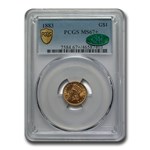 1883 $1 Indian Head Gold MS-67+ PCGS CAC