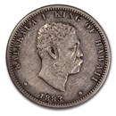 1883 Hawaii Quarter Kalakaua I XF