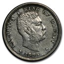 1883 Hawaii Ten Cents XF