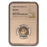 1883 Liberty Head V Nickel MS-64* NGC (No Cents)