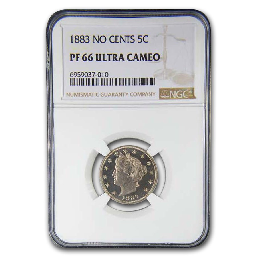 1883 Liberty Head V Nickel PF-66 UCAM NGC