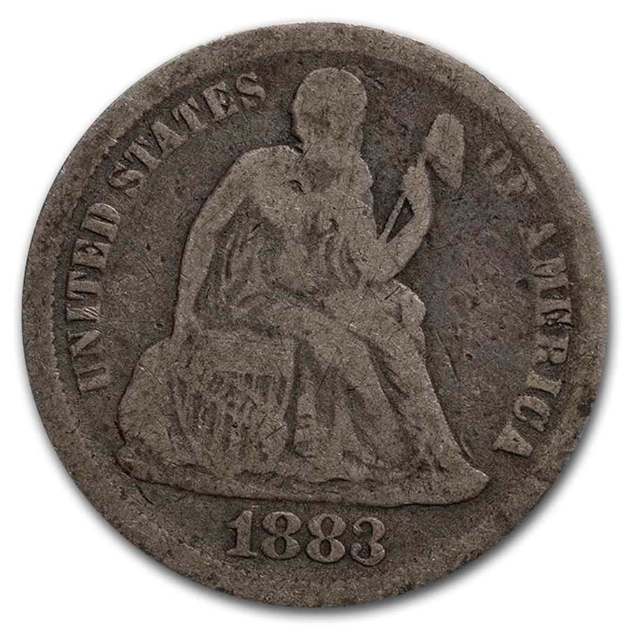 1883 Liberty Seated Dime Good