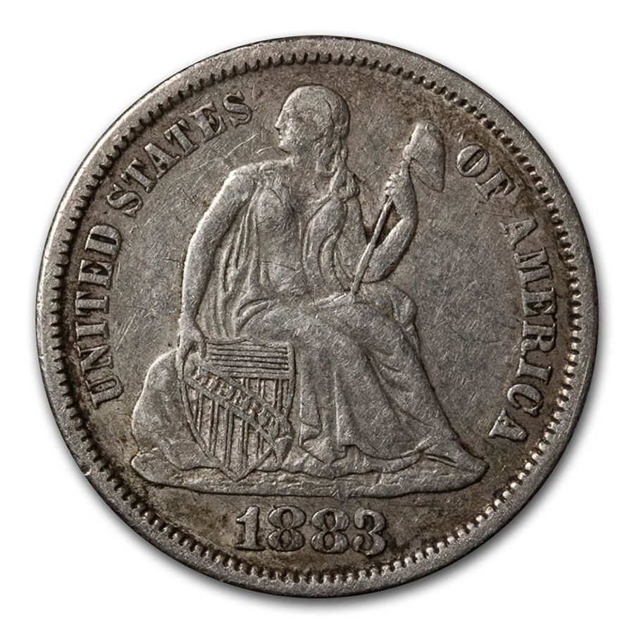 Buy 1883 Liberty Seated Dime XF | APMEX